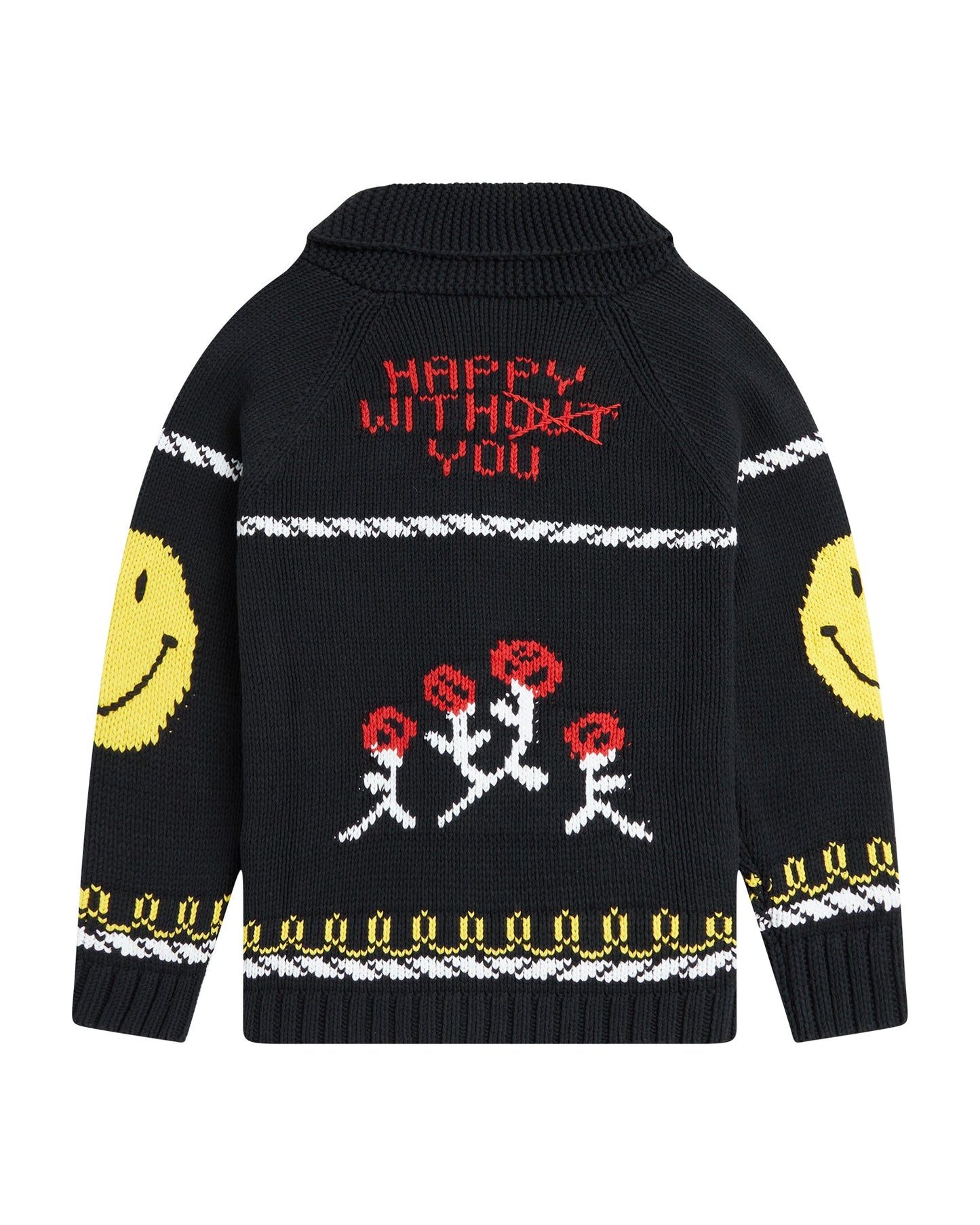 PHILOSOPHY DI LORENZO SERAFINI X Smiley cotton blend cardigan