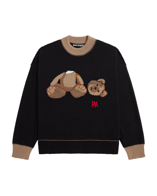 PALM ANGELS Bear knitted sweater