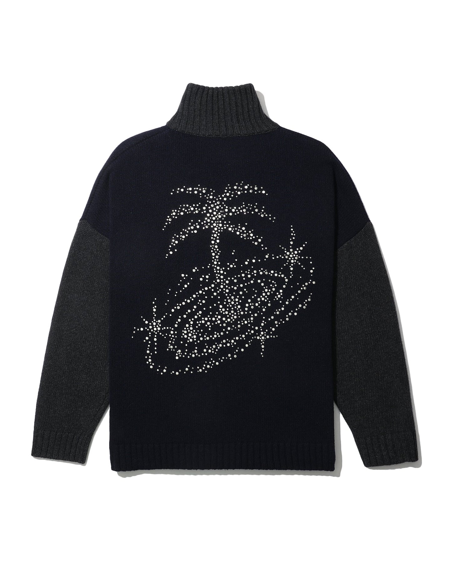 PALM ANGELS Palm Galaxy two tone sweatshirt