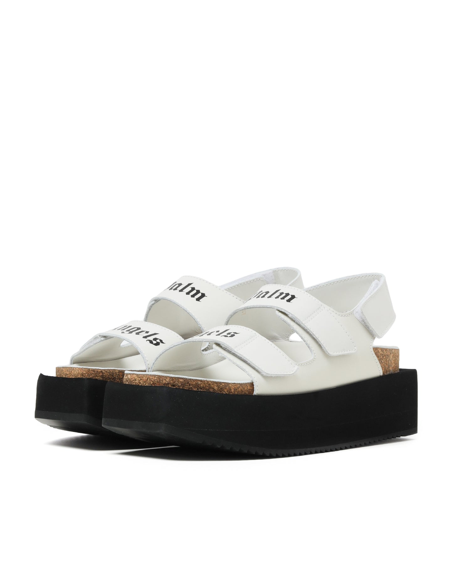 PALM ANGELS Platform brick sandals