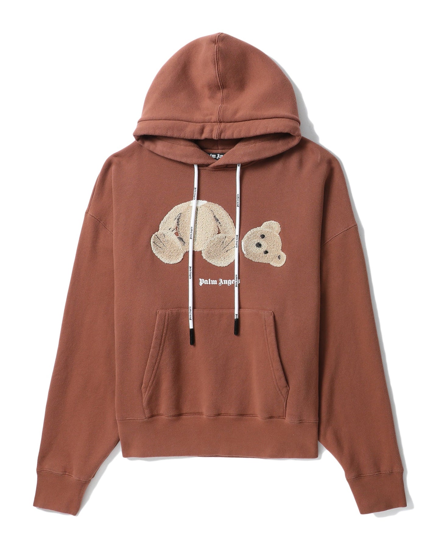 PALM ANGELS Embroidered bear hoodie