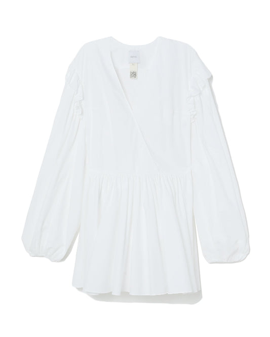 PATOU Puffed sleeve mini dress