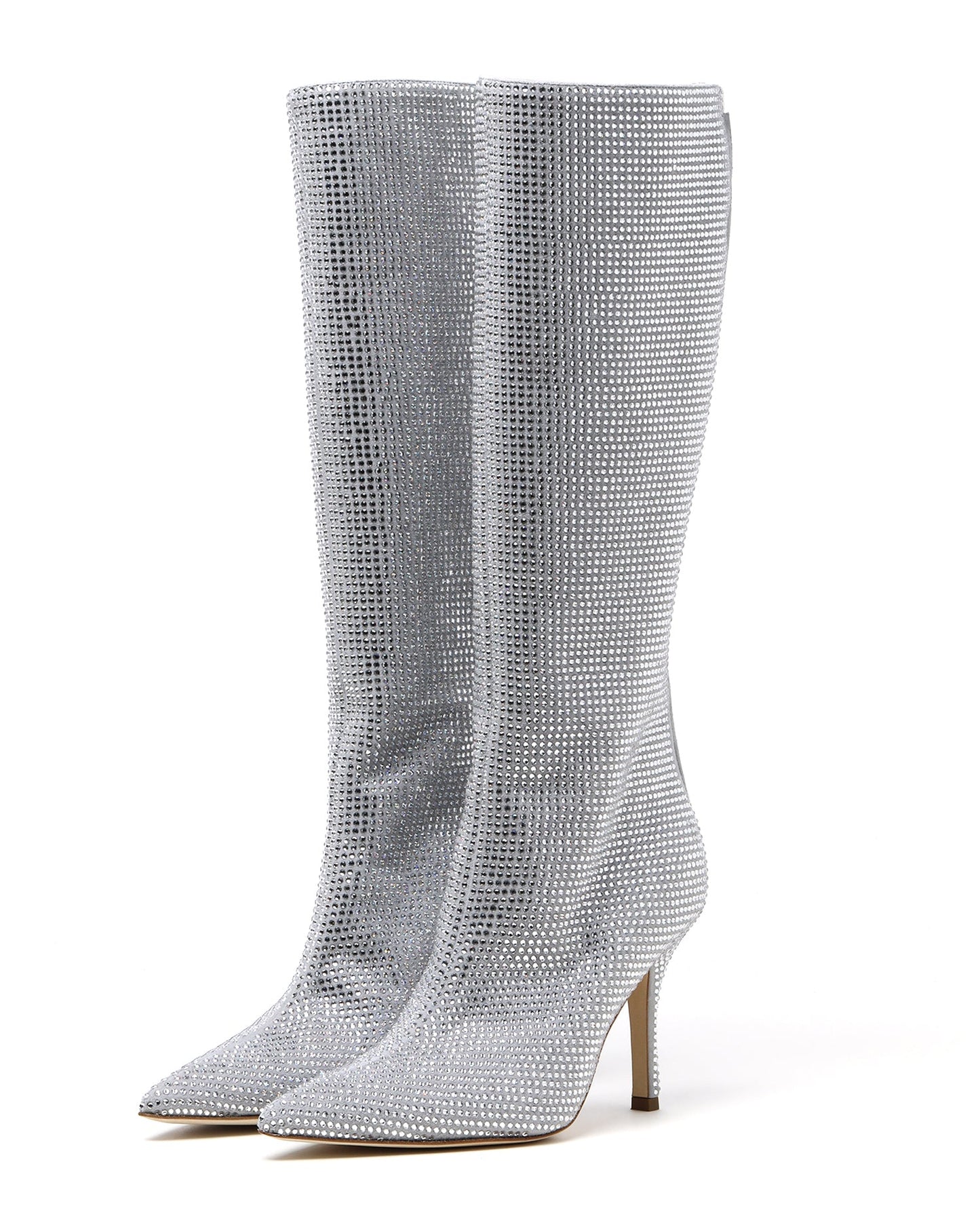 PARIS TEXAS Crystal-embellished boots