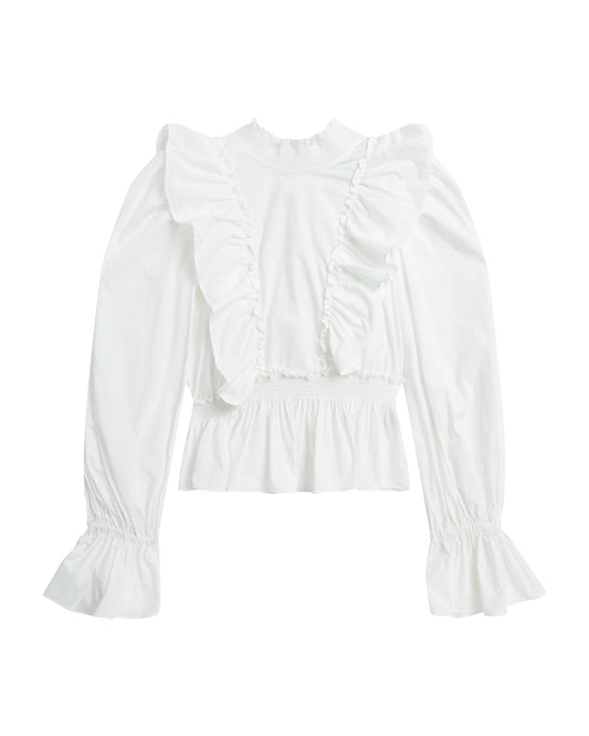 SEA Backless ruffle top