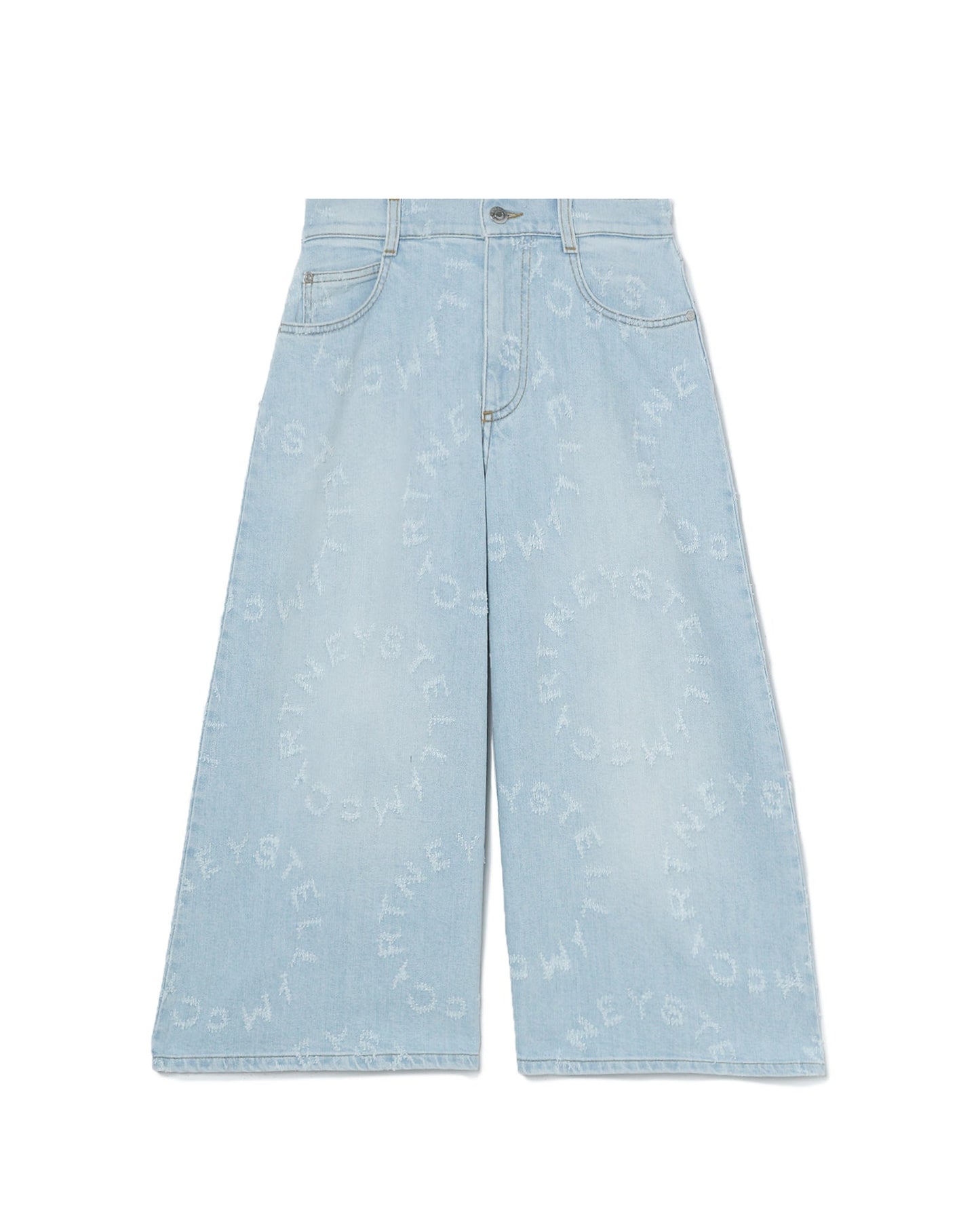 STELLA MCCARTNEY Laser logo flare jeans