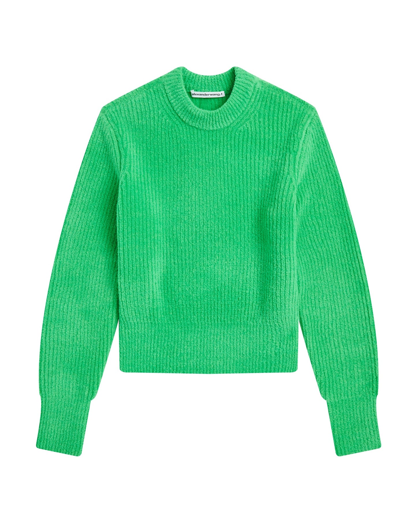 T BY ALEXANDER WANG Cropped ribbed sweater