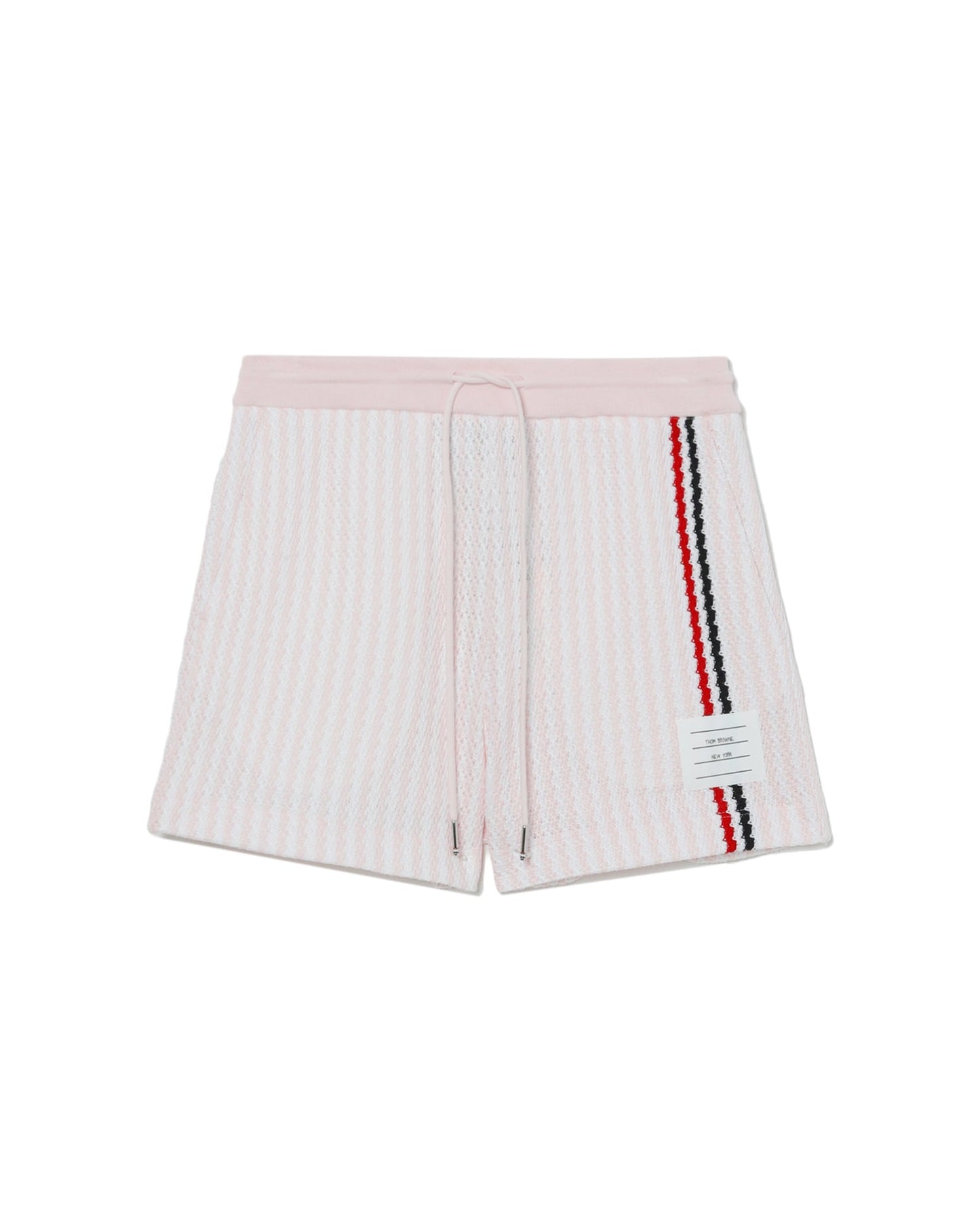 THOM BROWNE RWB stripe cotton knitted shorts