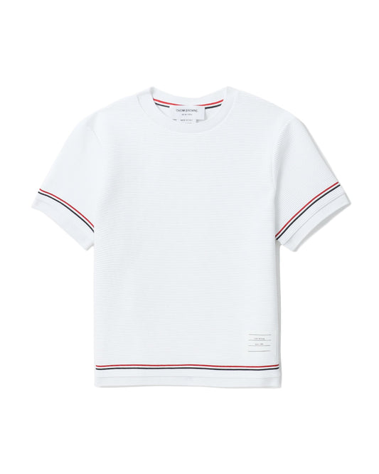 THOM BROWNE 4-bar shortsleeve sweatshirt