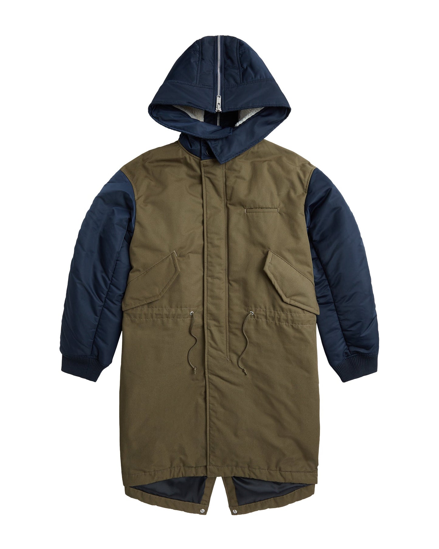 UNDERCOVER Bi-color hooded parka