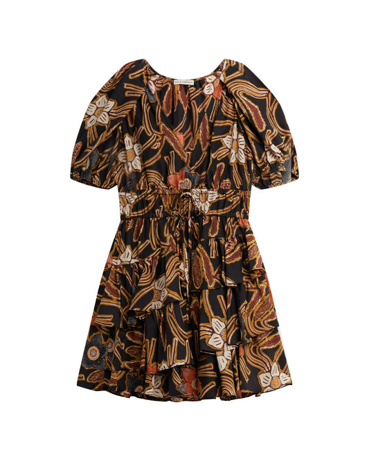 ULLA JOHNSON Floral print mini dress