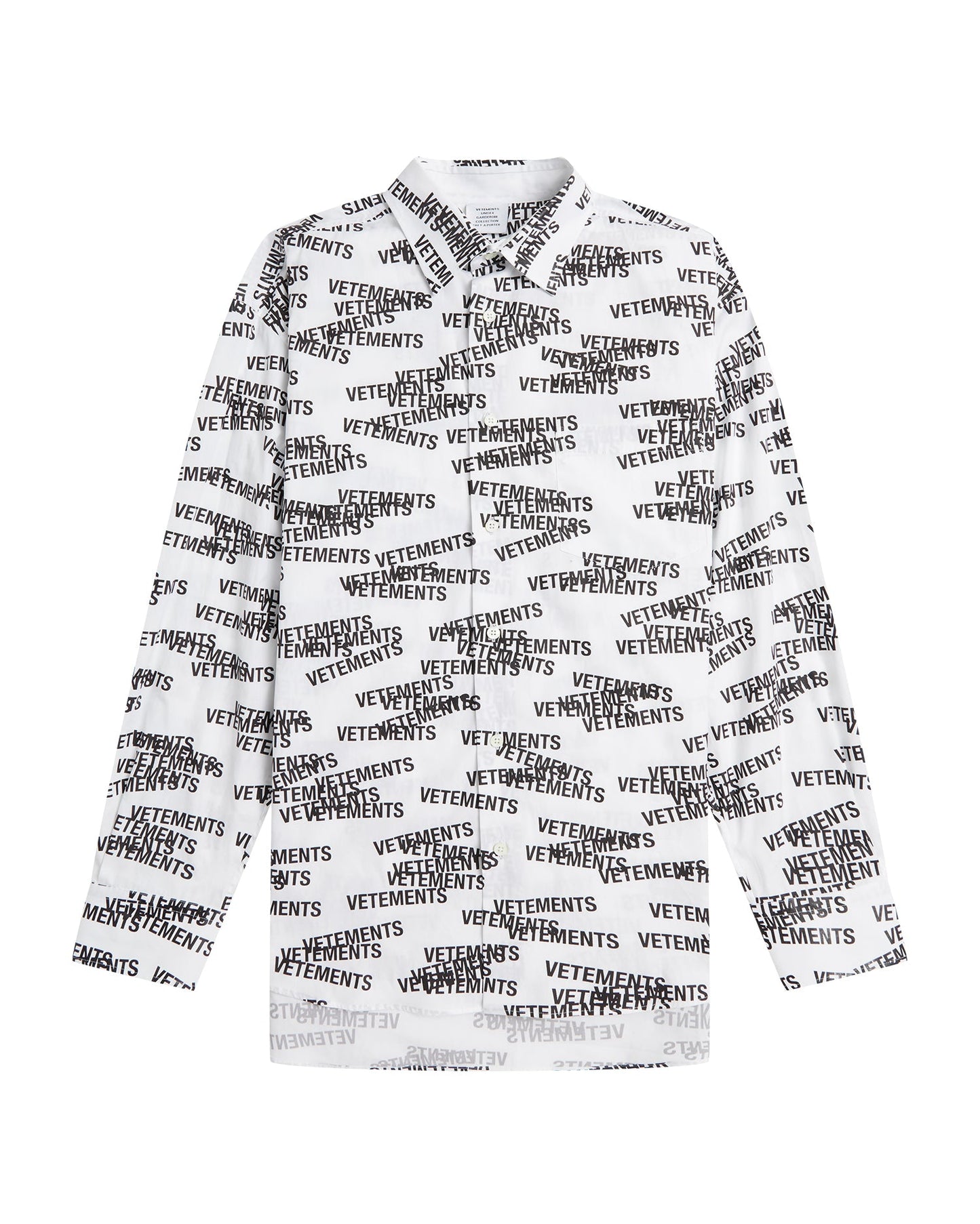 VETEMENTS All-over logo shirt