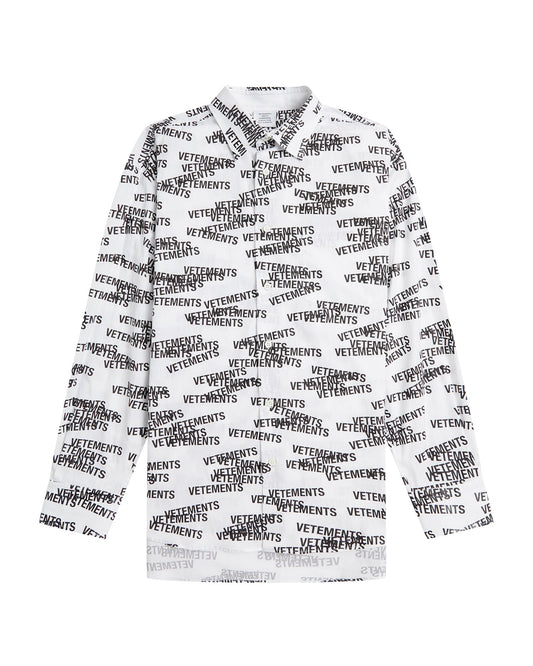 VETEMENTS All-over logo shirt