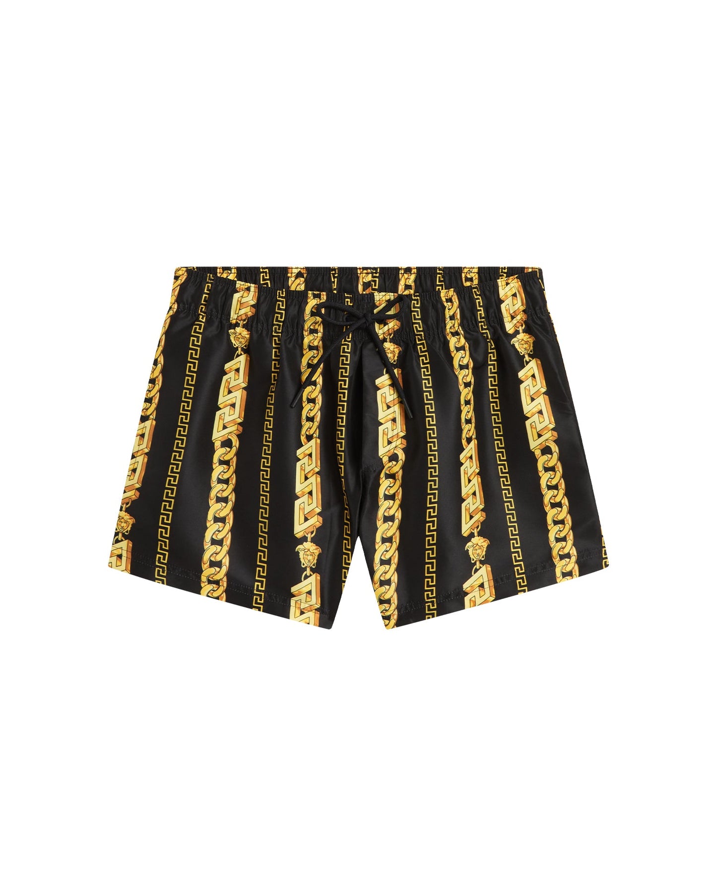 VERSACE Chain stripe swim shorts