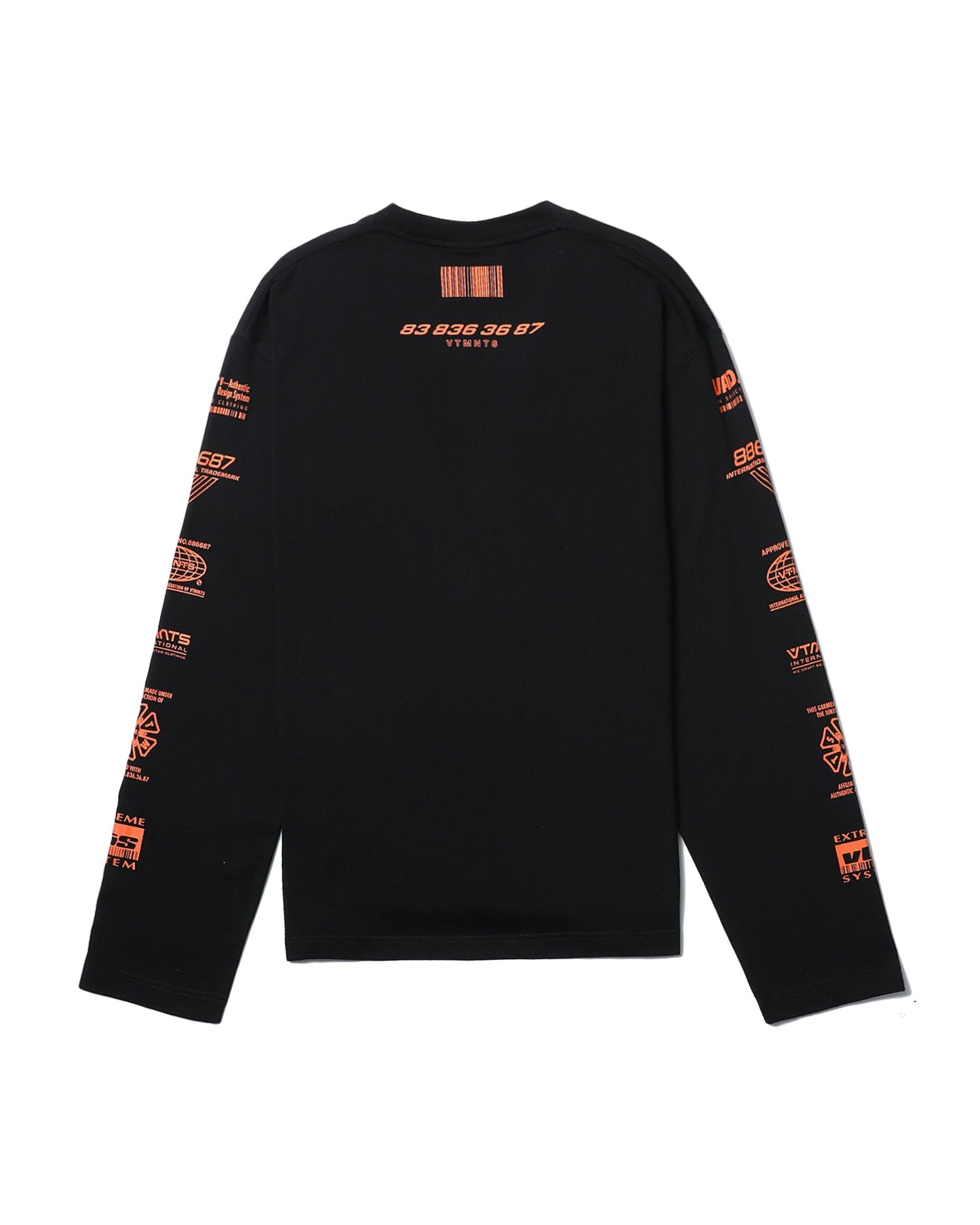 VTMNTS All rights reserved long sleeve tee