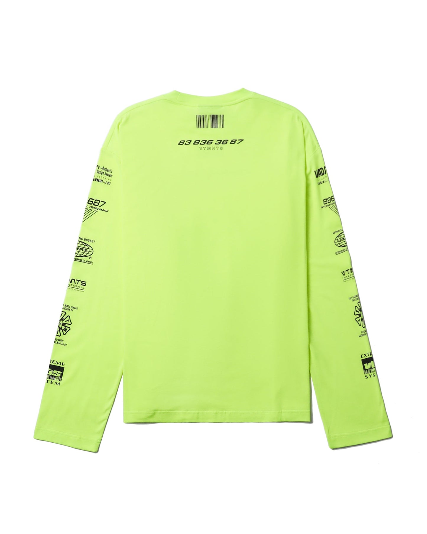 VTMNTS All rights reserved long sleeve tee