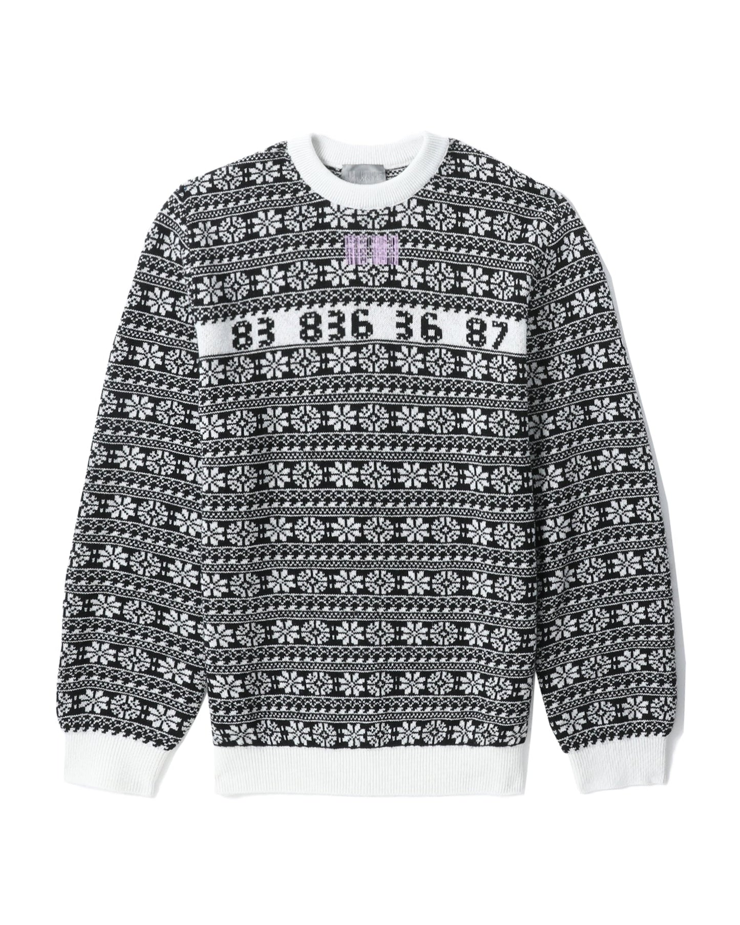 VTMNTS Number snowflakes sweater