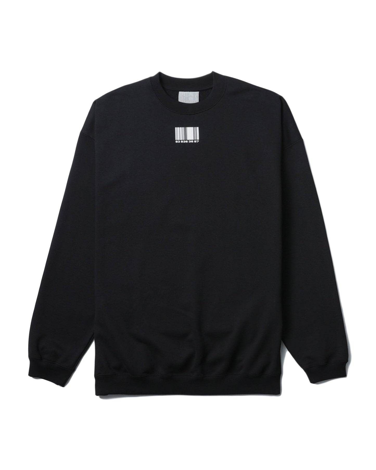 VTMNTS Barcode print sweatshirt