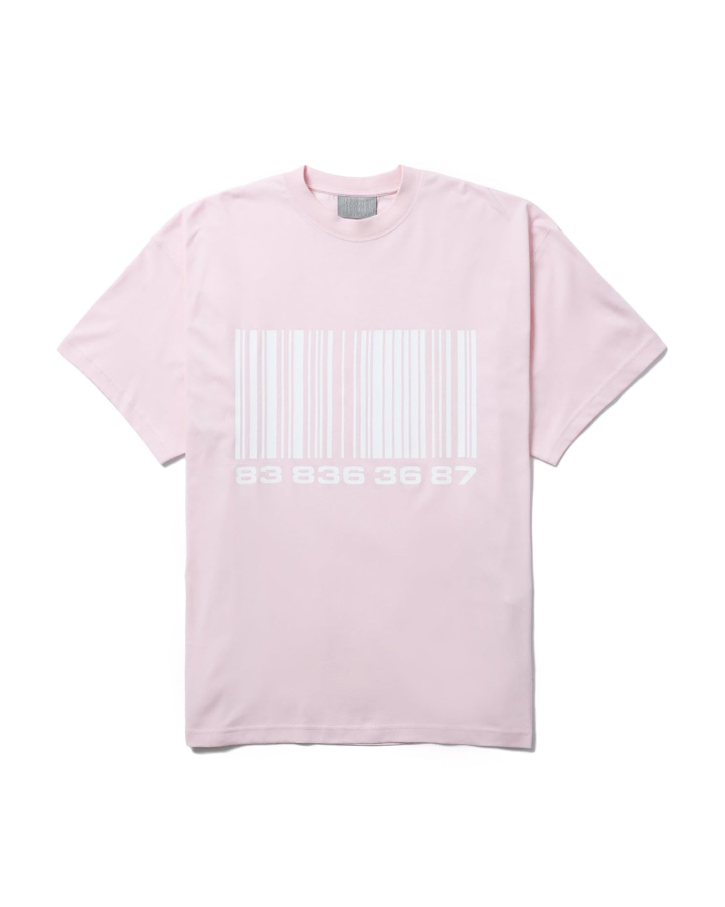 VTMNTS Large barcode print tee