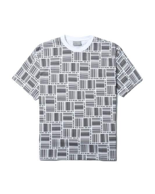 VTMNTS Barcode monogram tee