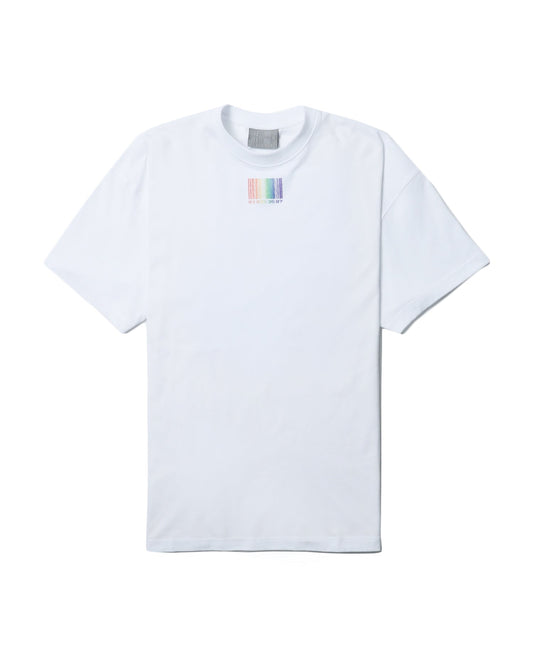 VTMNTS Rainbow barcode print tee