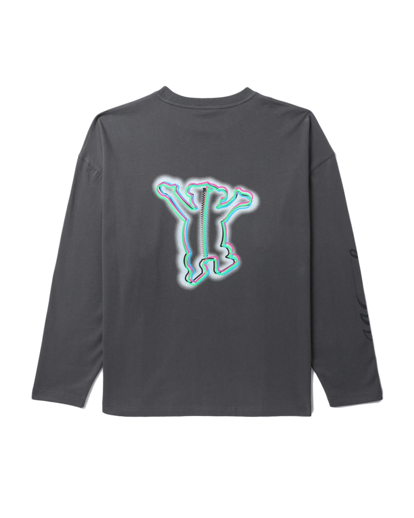 WE11DONE neon bear print long sleeves tee