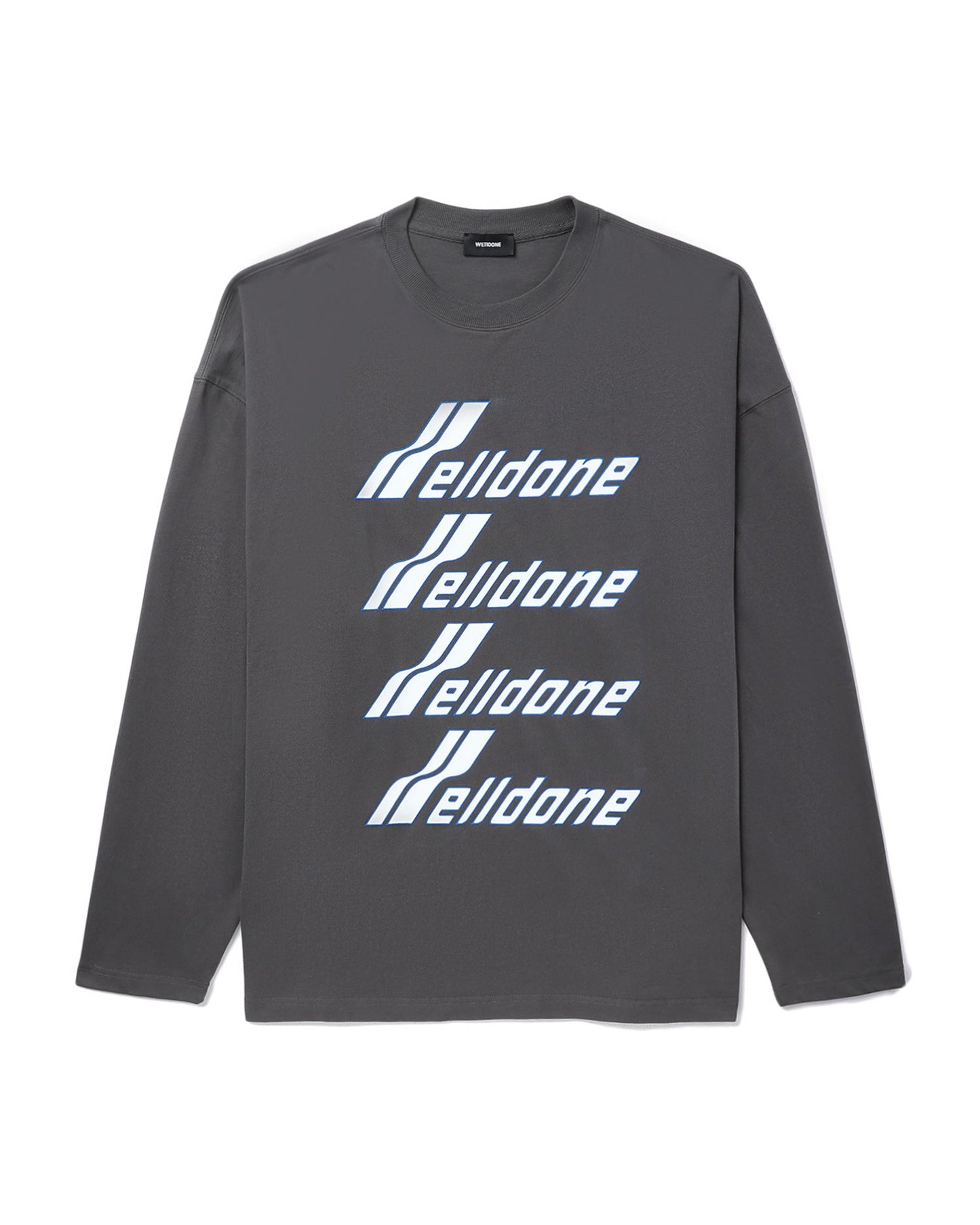 WE11DONE multi logo long sleeves tee