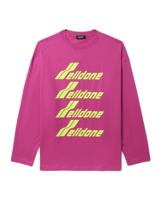 WE11DONE multi logo long sleeves tee