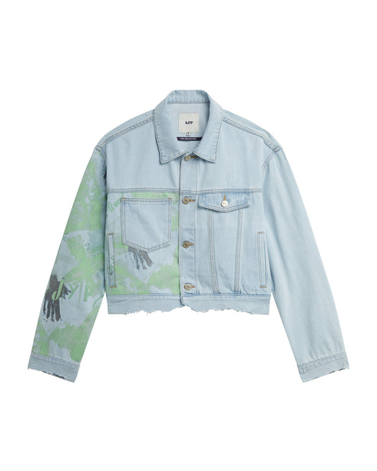 SJYP Cropped denim jacket