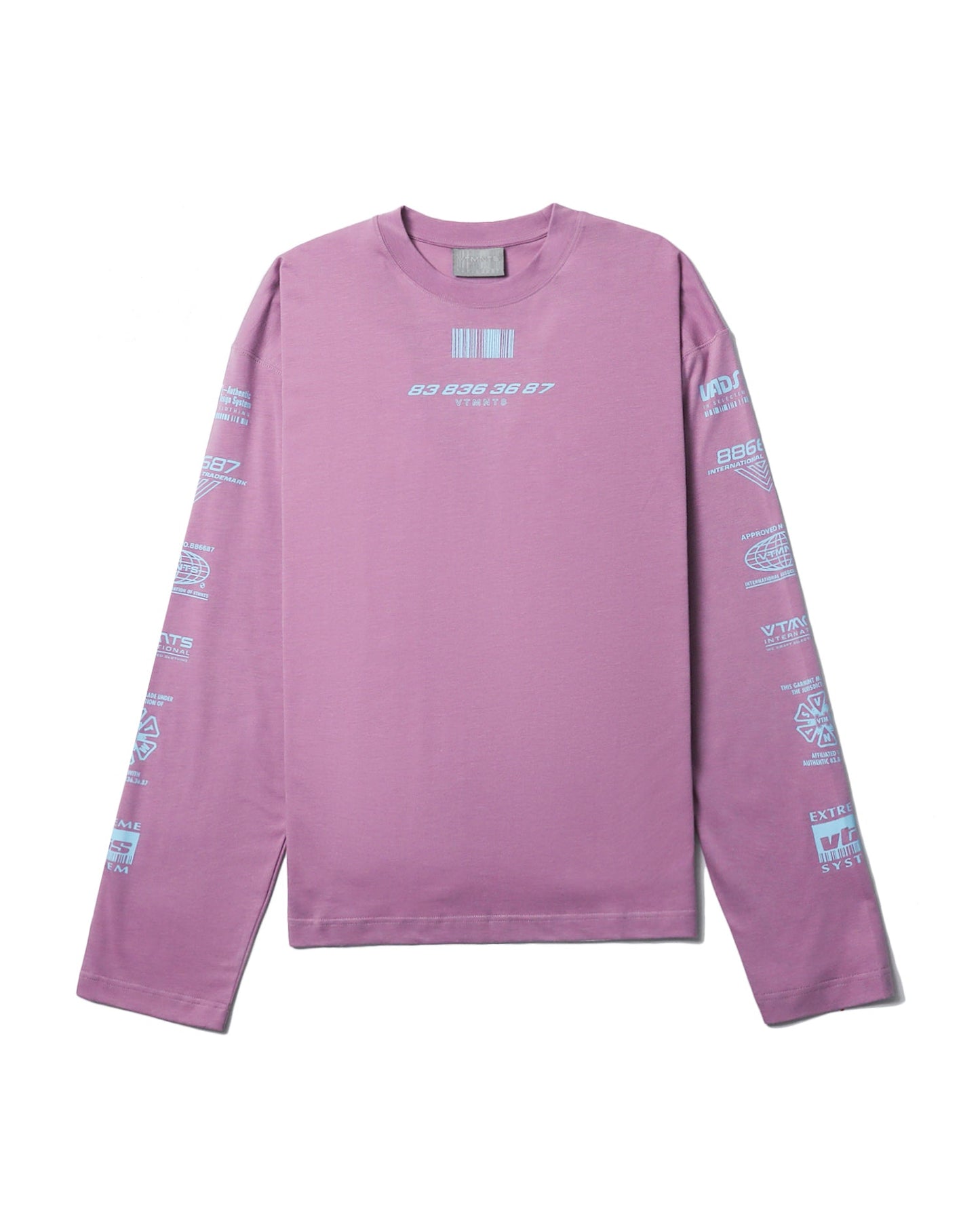 VTMNTS All rights reserved long sleeve tee