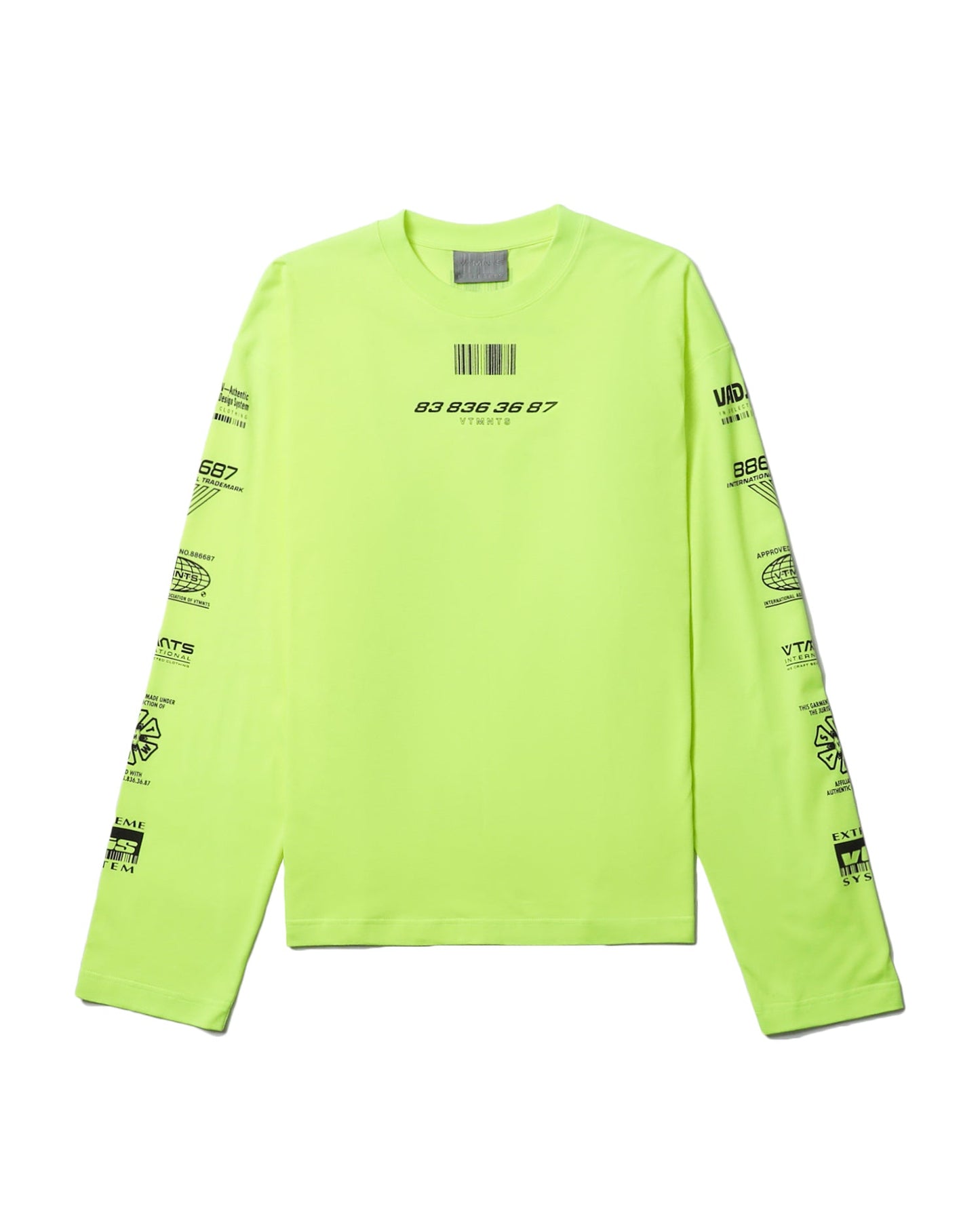 VTMNTS All rights reserved long sleeve tee