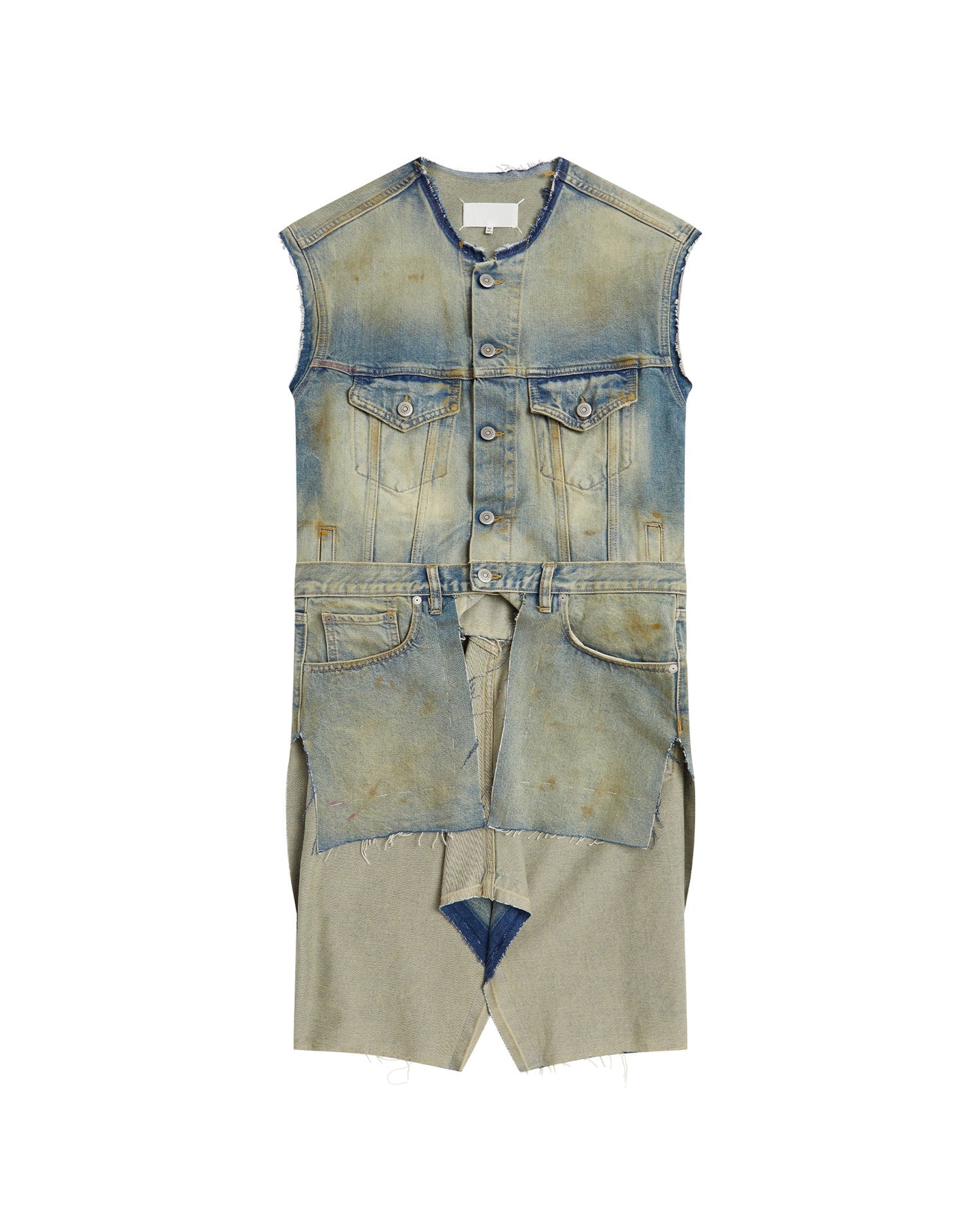 MASION MARGIELA Sleeveless denim top