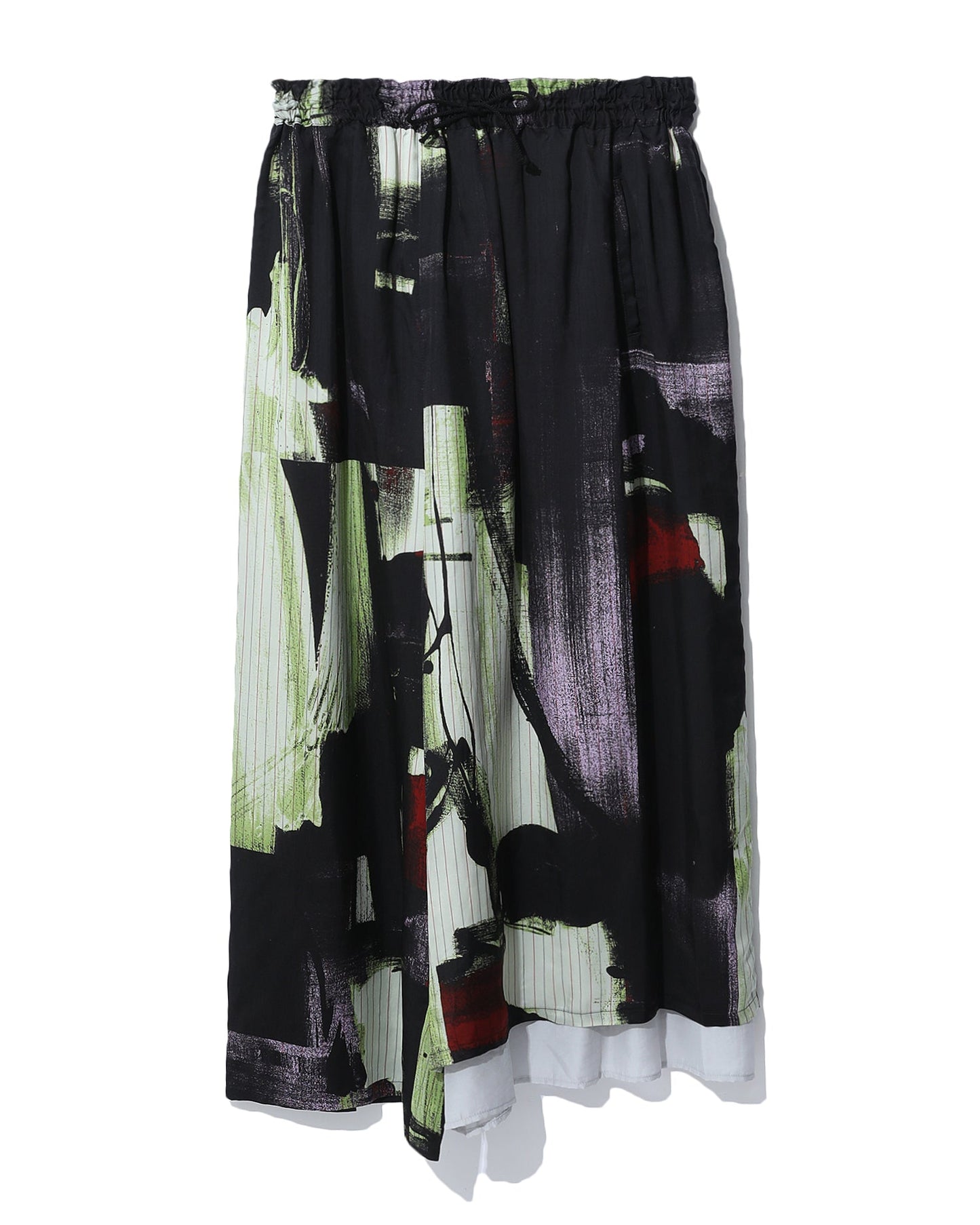 Y'S All-over graphic printed pants