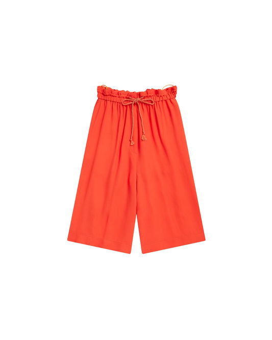 FORTE FORTE Pleated knee-shorts