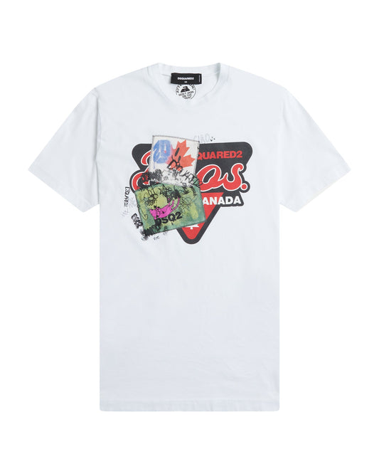 DSQUARED2 Printed tee