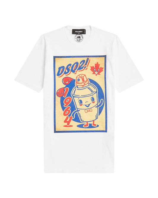 DSQUARED2 Graphic printed tee