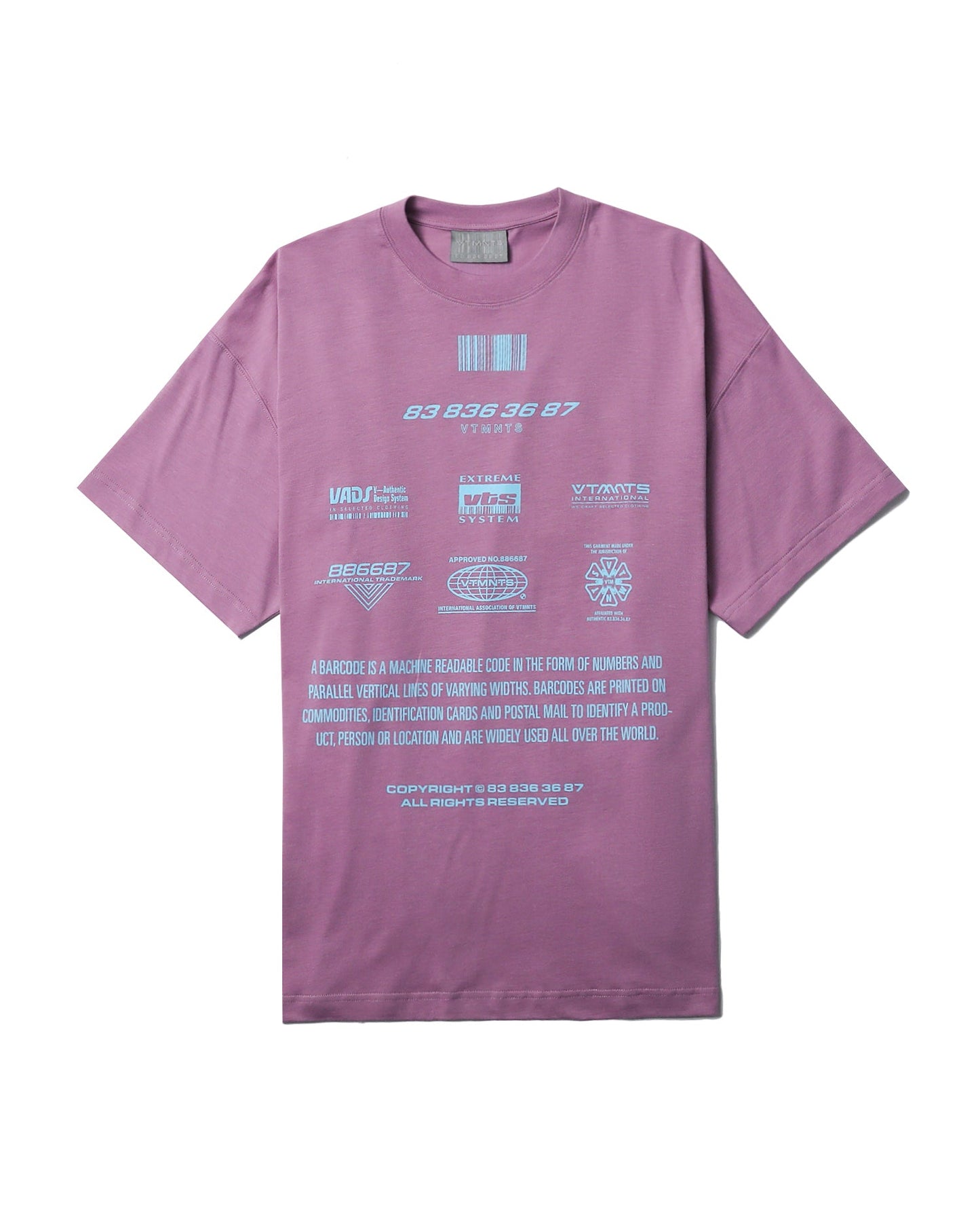 VTMNTS All rights reserved tee