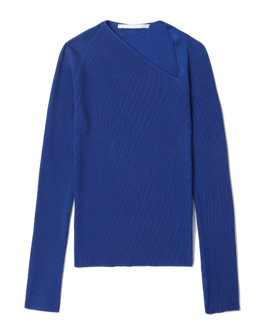 HELMUT LANG Asymmetric neckline pullover