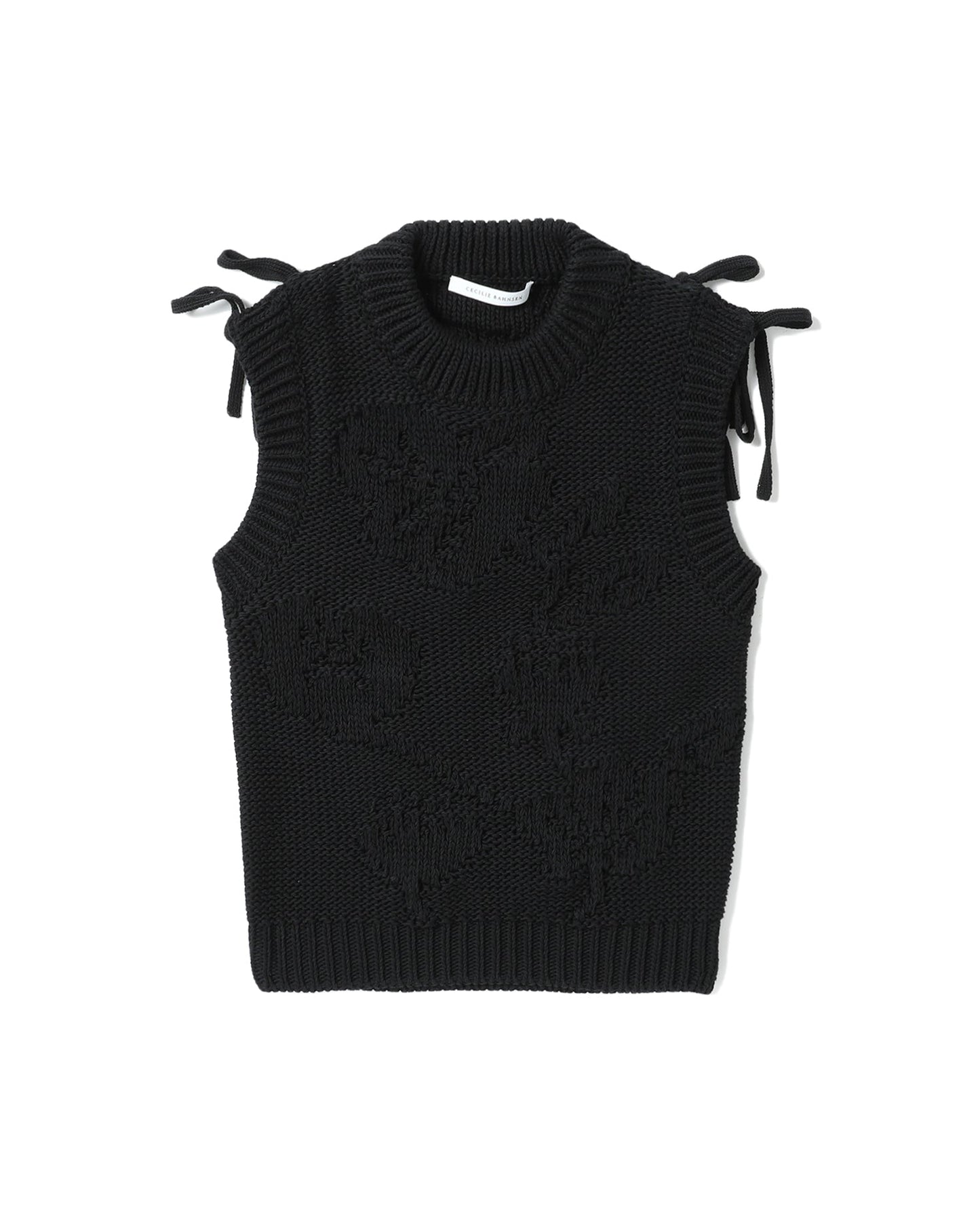 CECILIE BAHNSEN Intarsia Knit Top