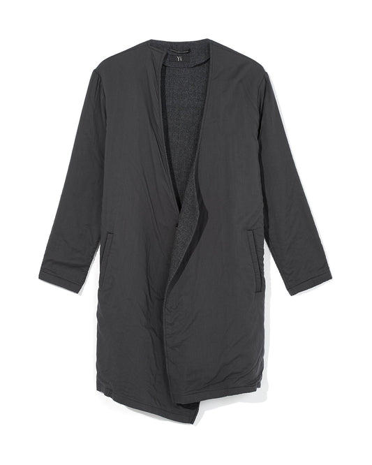 Y's asymetric neckline overcoat