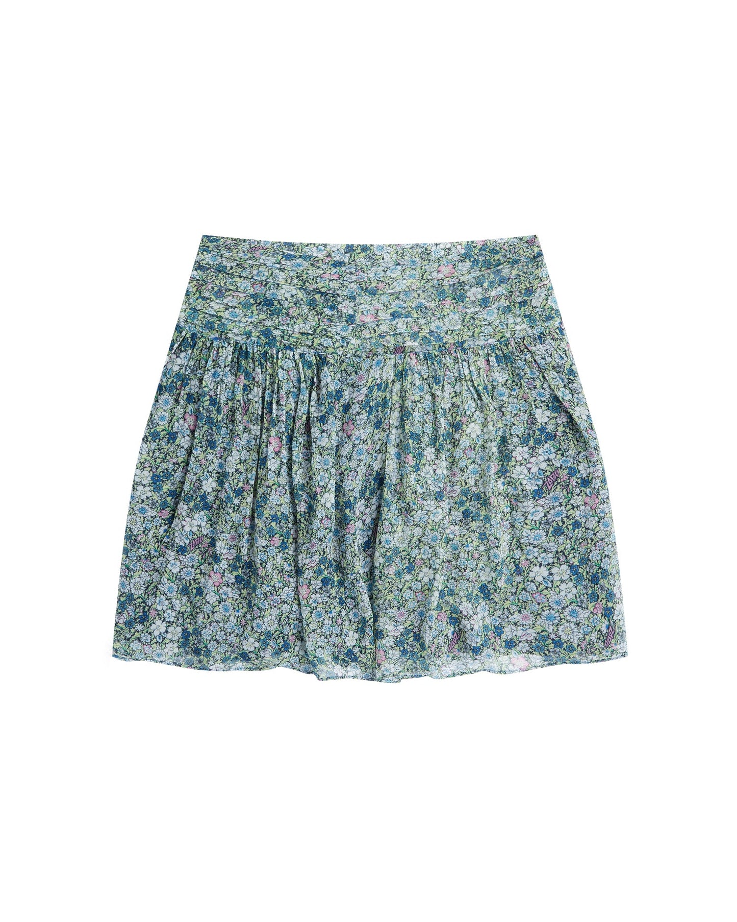 ZADIG & VOLTAIRE Floral print mini skirt