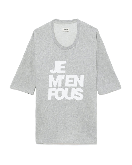 ZADIG & VOLTAIRE "JE M'EN FOUS" tee shirt